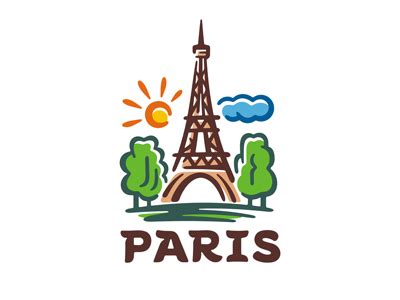 paris logo template  dizamax  dribbble