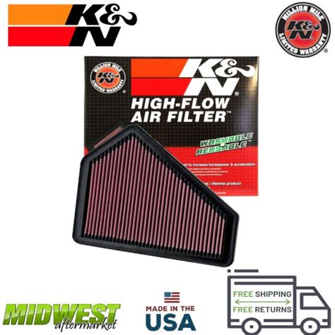kn drop  replacement panel air filter    cadillac cts   ebay