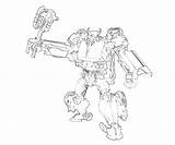 Transformers Cliffjumper Cybertron Fall Coloring Pages Weapon sketch template