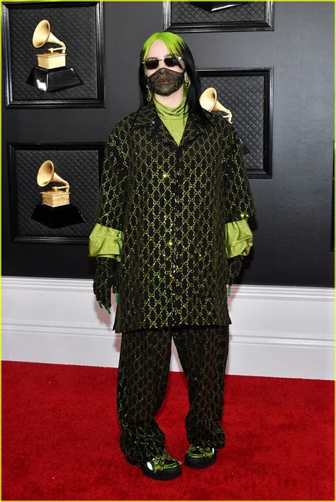 Billie Eilish Goes Green In Gucci For Grammys 2020 Photo