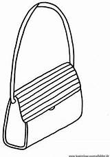 Handtasche Ausmalbilder Malvorlage Malvorlagen Handtaschen Kleidung Vorlage sketch template