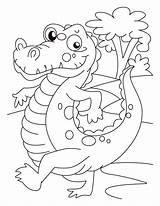 Coloring Evening Alligator Walk Pages Crocodile Kids Printable Books Colouring Drawing Color Sheets Designlooter Step Animals Drawings Animal Library Getdrawings sketch template