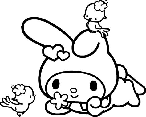 sanrio coloring pages coloring home