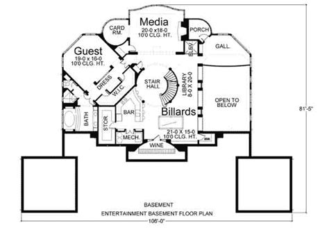 plan jl lap  luxury basement floor plans basement flooring luxury house plans