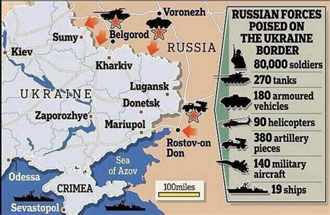 Hartzman Tax And Fiduciary Map Of Russian Military Build Up On Ukraine