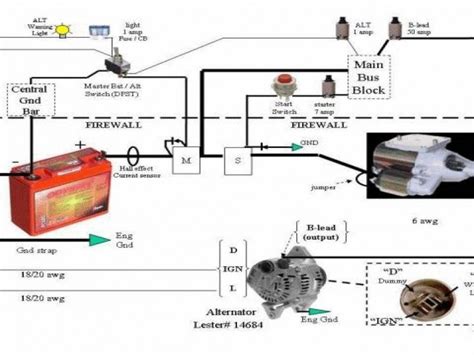 basic alternator wiring diagram  faceitsaloncom