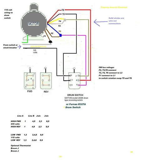 volt electric motor wiring diagram greenced