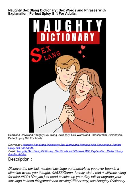 epub naughty sex slang dictionary sex words and phrases with