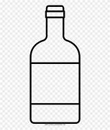 Whisky Bottle Clipart Coloring Glass Pinclipart sketch template