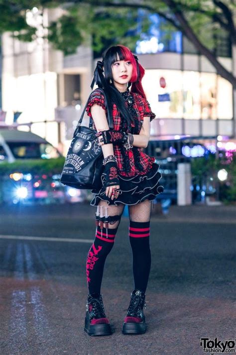 gothic japanese street styles w mad punks glavil killstar demonia