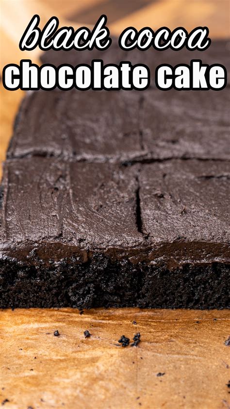 Black Cocoa Powder Cake Recipe, The Best Cake Recipes, Recipe