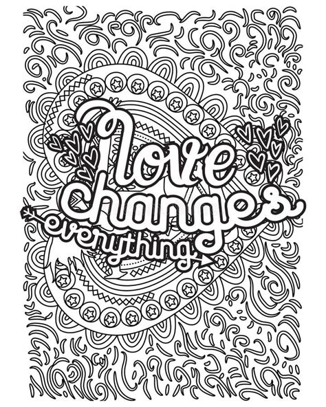 inspirational words coloring book pagesmotivational quotes coloring
