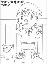 Noddy Coloring Pages Kids Cartoon Printable Print Pdf Open  Resources sketch template