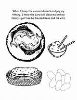 Coloring Tithing Time Pages Primary Sharing Everyday Loves Offeri Comment sketch template