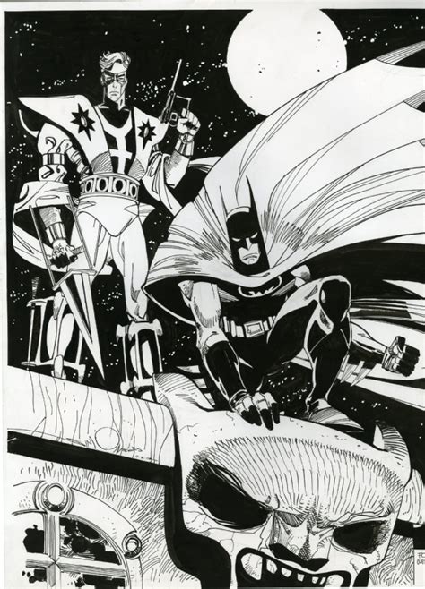 Walt Simonson Manhunter Batman Commission In George