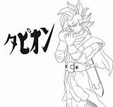 Tapion Lineart sketch template