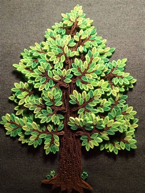 quilled tree neli quilling diy quilling crafts paper quilling
