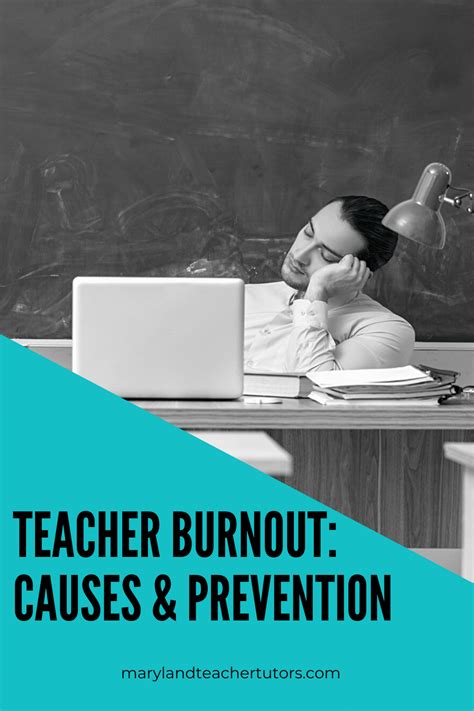 teacher burnout causes and prevention maryland teacher tutors