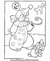 Halloween Coloring Party Pages Games Kids Sheets Scarecrows Bright Because Fall Colors Fun Use Color Honkingdonkey sketch template