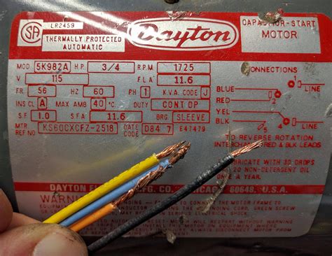 dayton capacitor start motor wiring diagram wiring diagram list