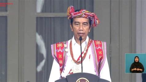 makna pakaian adat dipakai presiden jokowi upacara hut ri lengkap
