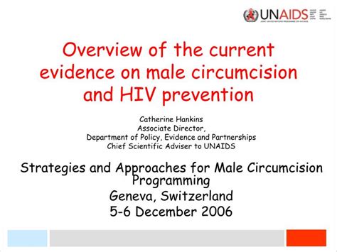 Ppt Overview Of The Current Evidence On Male Circumcision And Hiv