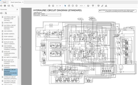 hitachi hybrid excavator zhlc  electrical circuit diagram ttdcs en
