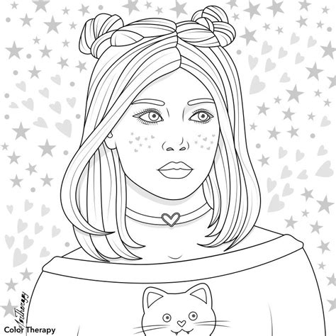 easy coloring pages adult coloring book pages coloring book art girl