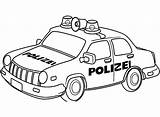 Polizeiwagen Polizei Drucken Malvorlagen sketch template