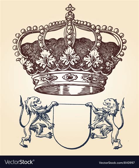 royal symbol royalty  vector image vectorstock