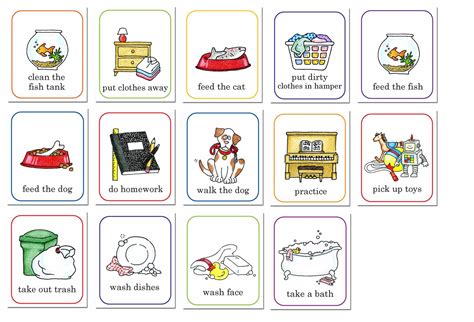 preschool chores clip art images frompo