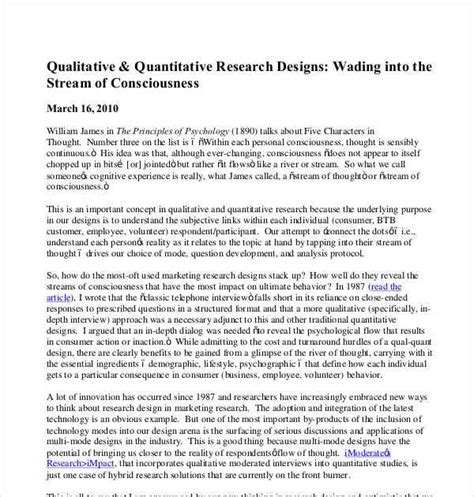 research paper qualitative