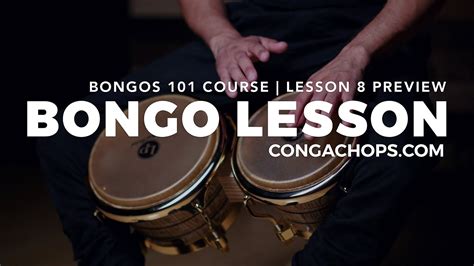 bongo lesson how to play the bongo bongos 101 lesson 8 preview