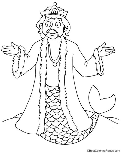 merman coloring pages  adults   coloring pages  adults