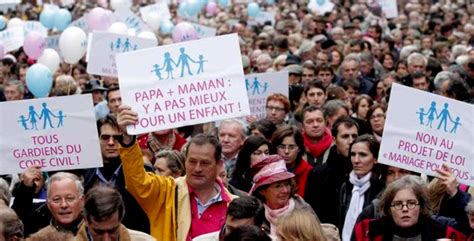 france anti lgbt hate group returns with massive paris protest calling for repeal of same sex