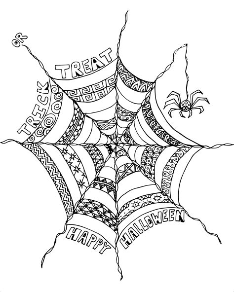 spider coloring pages coloringbay
