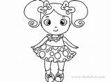 Coloring Girl Pages Little Cute Print Baby So Draw Doll Girls Color Printable Getcolorings Popular Coloringhome Comments sketch template