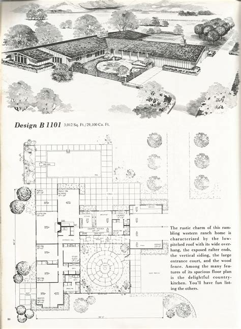 vintage house plans western ranch houses modern ranch house ranch style homes dream house