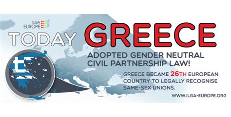 greece becomes 26th european country to recognise same sex partnerships