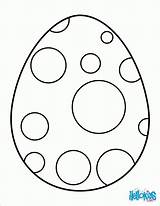 Egg Coloring Dinosaur Easter Pages Printable Polka Dot Colouring Color Dots Blank Eggs Template Chocolate Plain Hellokids Print Clipart Clip sketch template