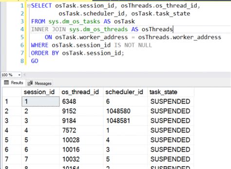 sql server simple script to match session id to os