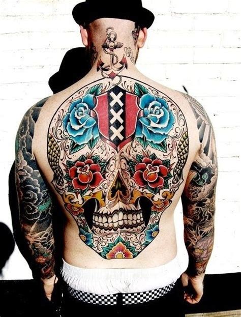 30 Full Back Skull Tattoos