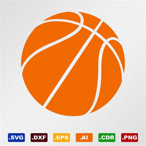 basketball svg dxf eps ai cdr vector files  silhouette etsy