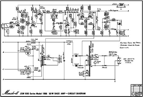 diagram marshall jcm  circuit diagram mydiagramonline