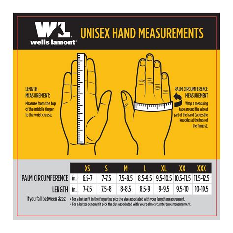 wells lamont glove size chart evo