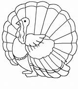 Turkey Coloring Outline Body Popular sketch template