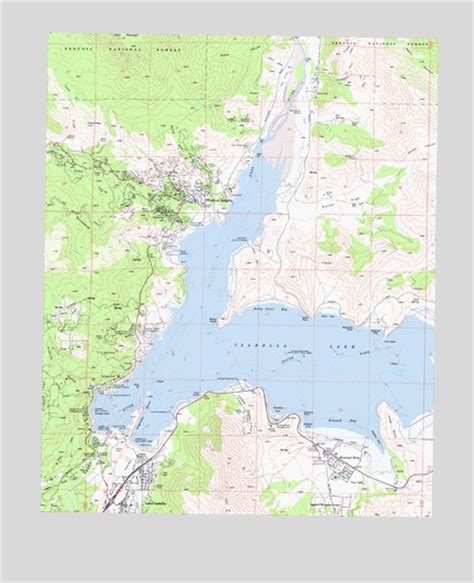 Lake Isabella North Ca Topographic Map Topoquest