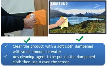 smart ways  clean  samsung tv samsung support india