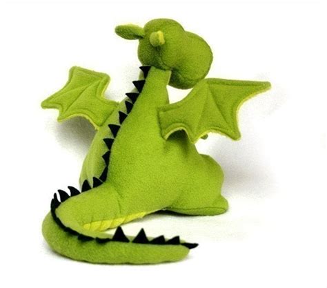 stuffed dragon pattern dragon plush pattern dragon sewing pattern