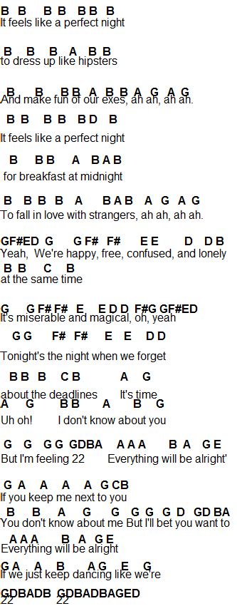 flute sheet  april